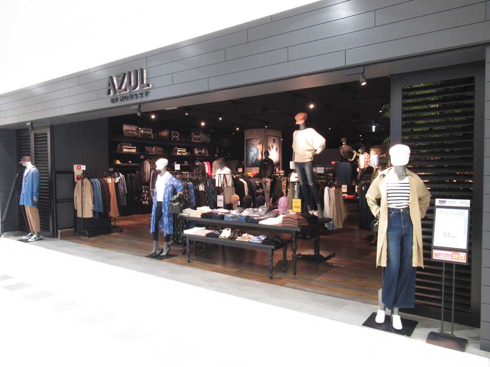 ショップ｜AZUL BY MOUSSY( アズールバイマウジー)｜イオンモール鈴鹿