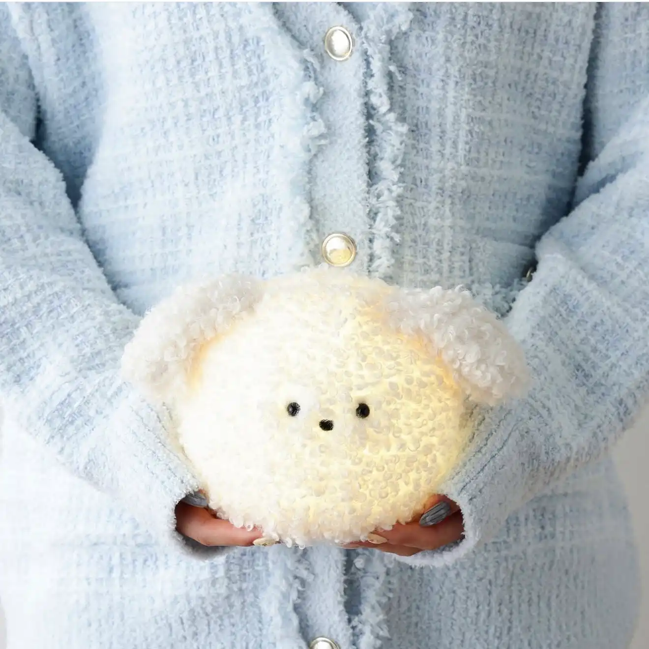 【Francfranc】モフモフわんこ。ぬいランプ！