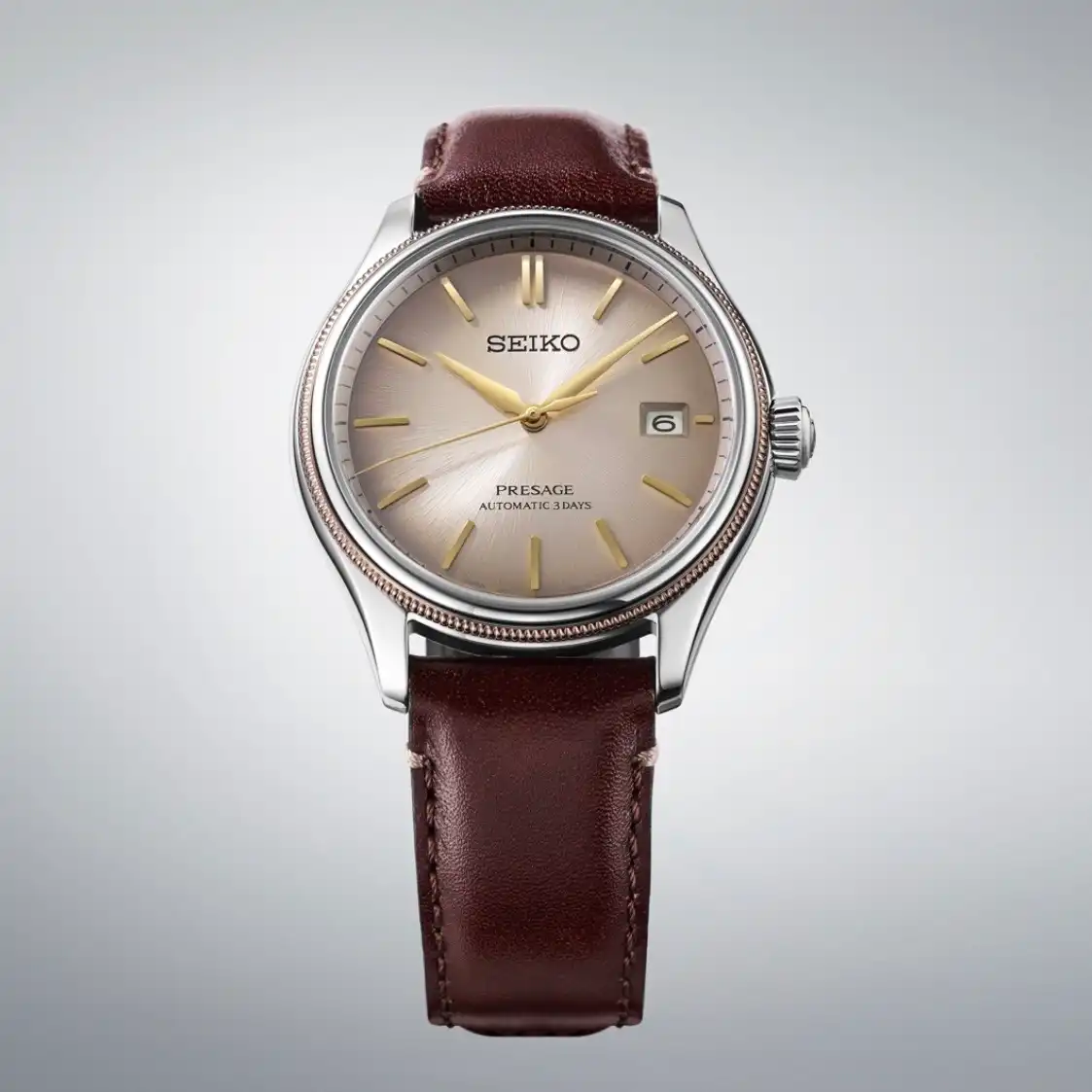 SEIKO PRESAGE　レザーシューズから着想を得た限定モデル