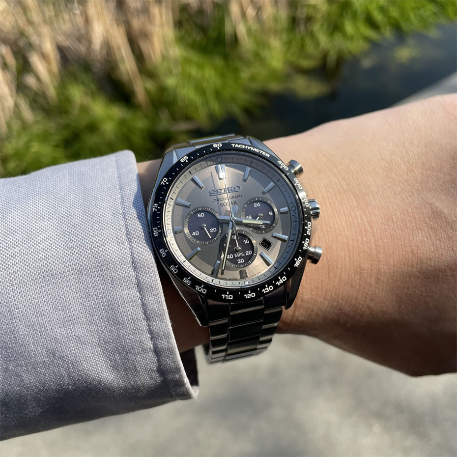 【ジョー】稼働 SEIKO MX クロノ メンズ グレー文字盤 デイト ニュース｜ショップニュース｜SEIKO グレーダイヤルが輝くソーラー
