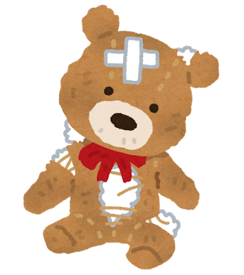 ぬいぐるみのお直し承ります