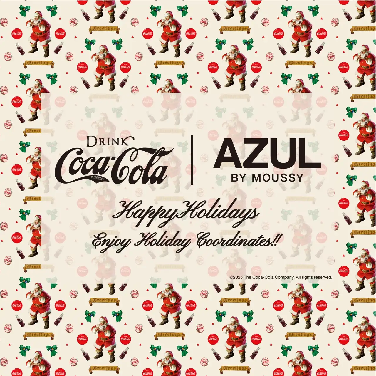 AZUL BY MOUSSYがCoca-Cola®とのコラボアイテムを12月1日(月)に店舗発売開始！   