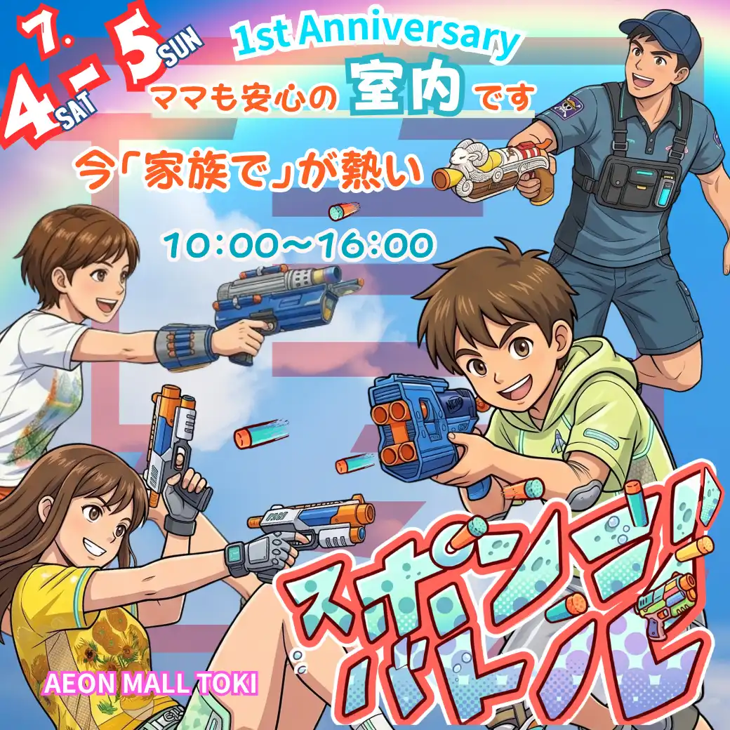 土岐をかけるサマーウォーズ　『1周年 スポンジバトル』