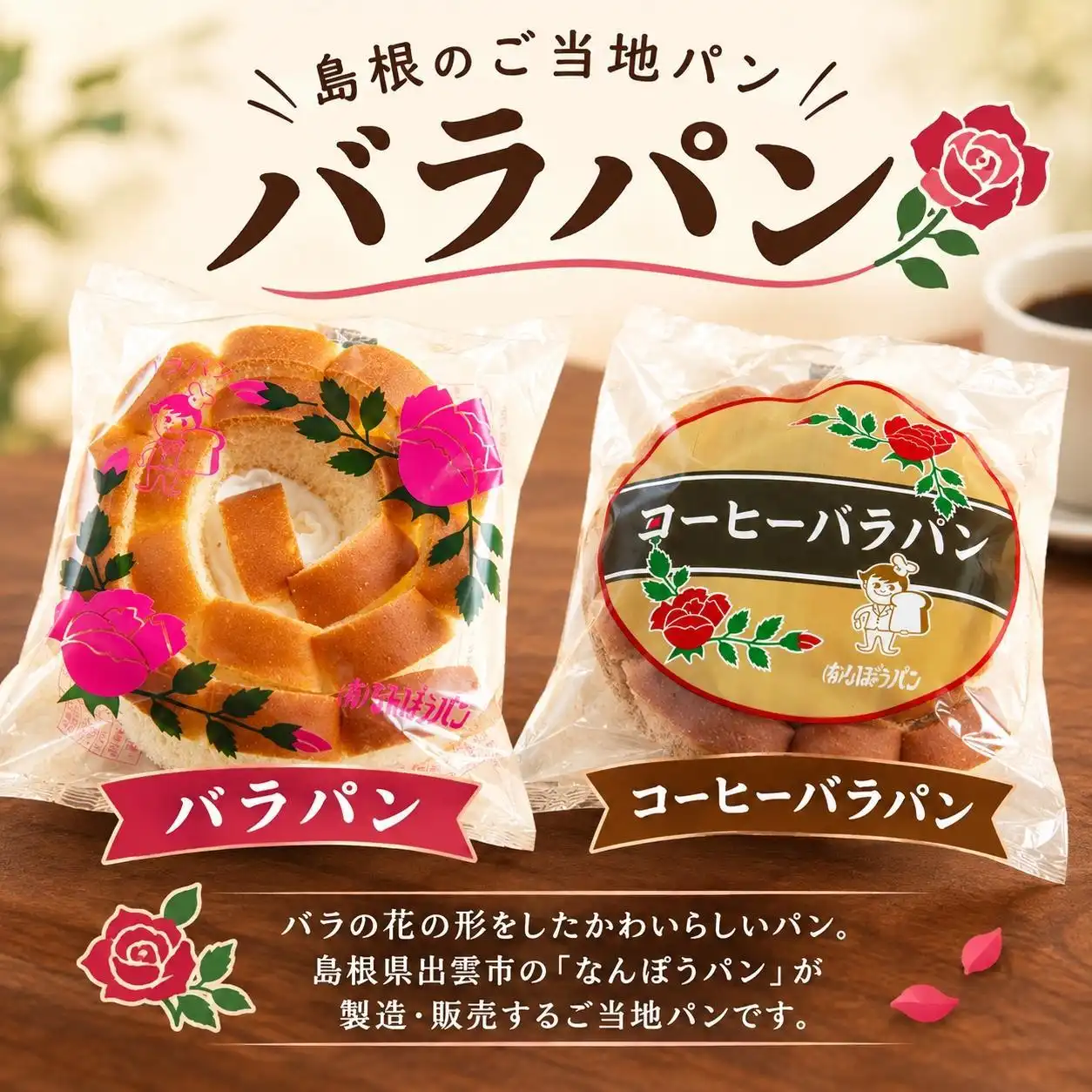 数量限定商品【バラパン】が入荷します!