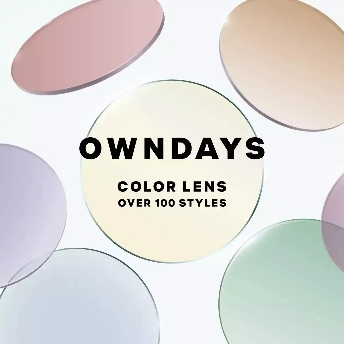 OWNDAYSのCOLOR LENSで夏を彩ろう！～OVER 100 STYLES～