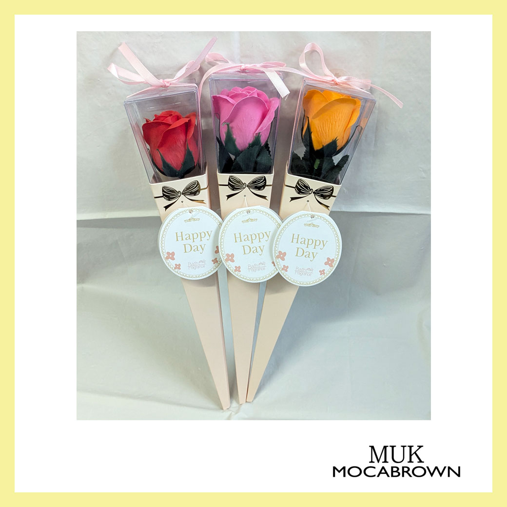 バラの形の入浴剤