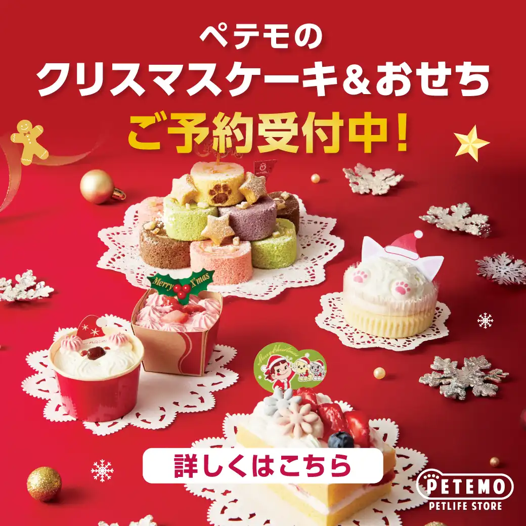 ペテモのクリスマスケーキ&おせちご予約開始!