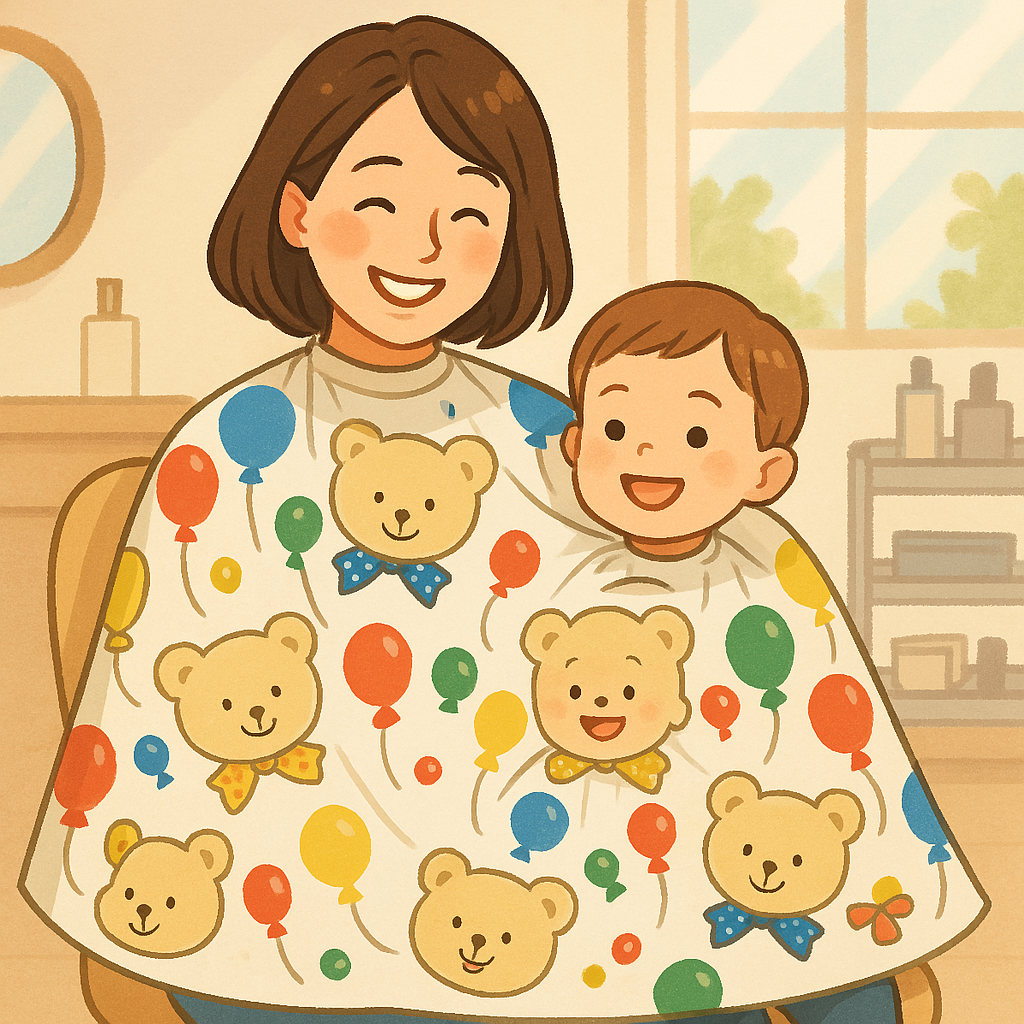 小さなお子様の「抱っこカット」可能です