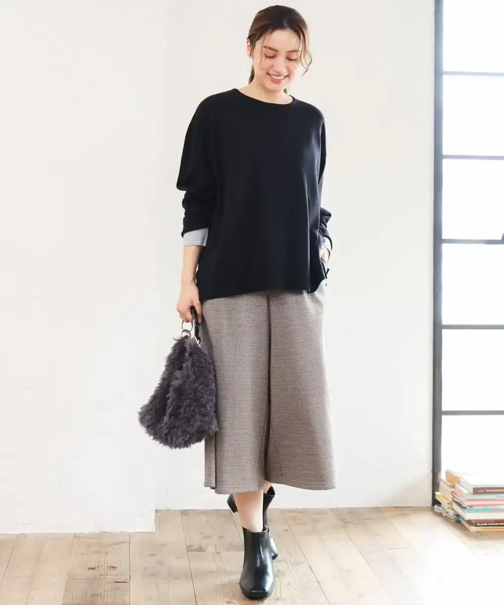ジャージーキュロットパンツ