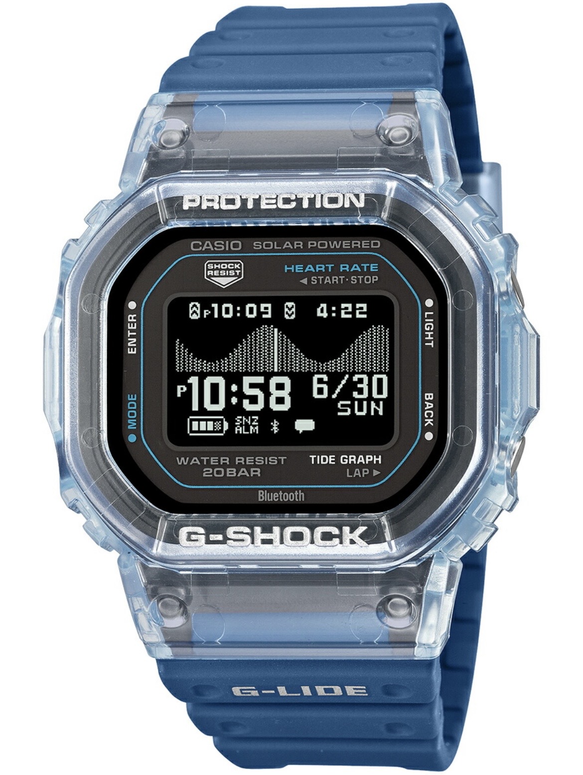 G-SHOCK G-LIDE 心拍計測 歩数計測 GBX-H5600-2JR 入荷中！