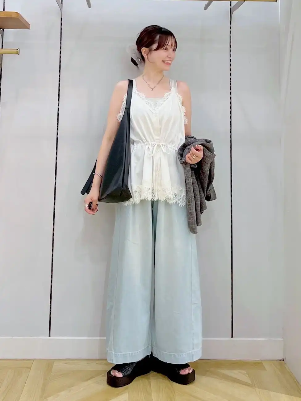 SALE!!レースサテンキャミ☆