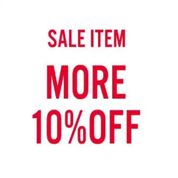 SALE ITEM MORE 10%OFF
