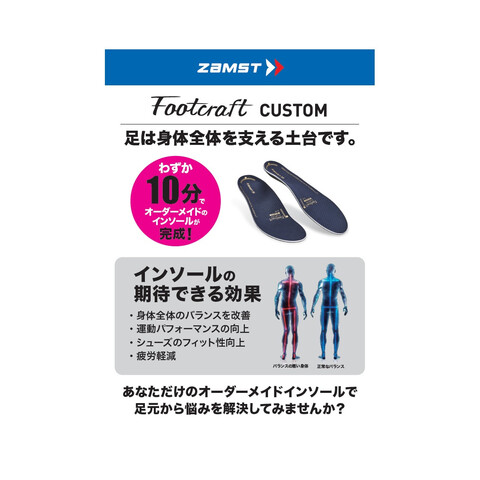10分でオーダーインソールが完成!