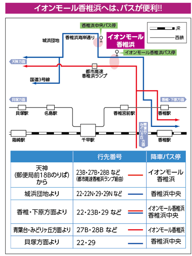 バスが便利