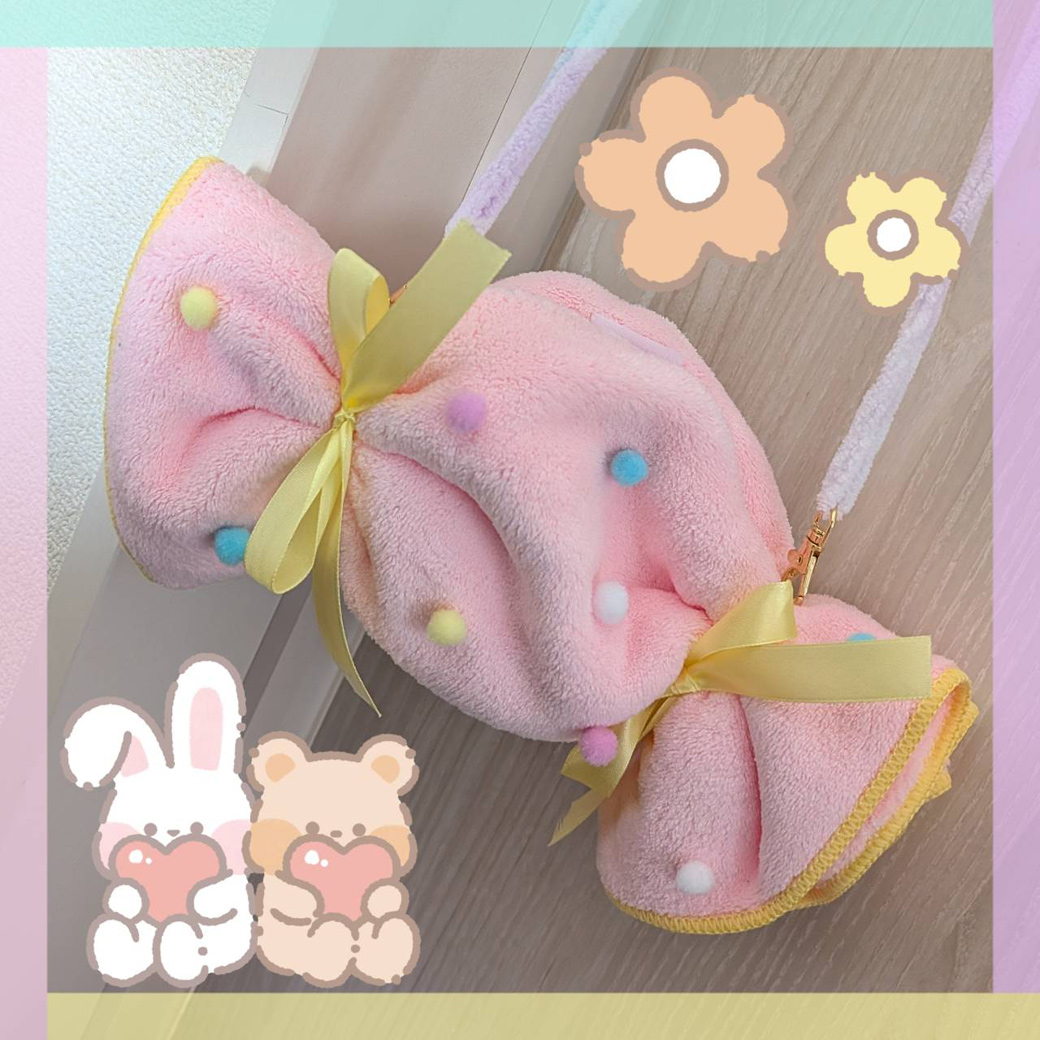 ふわふわキャンディポーチをつくろう！