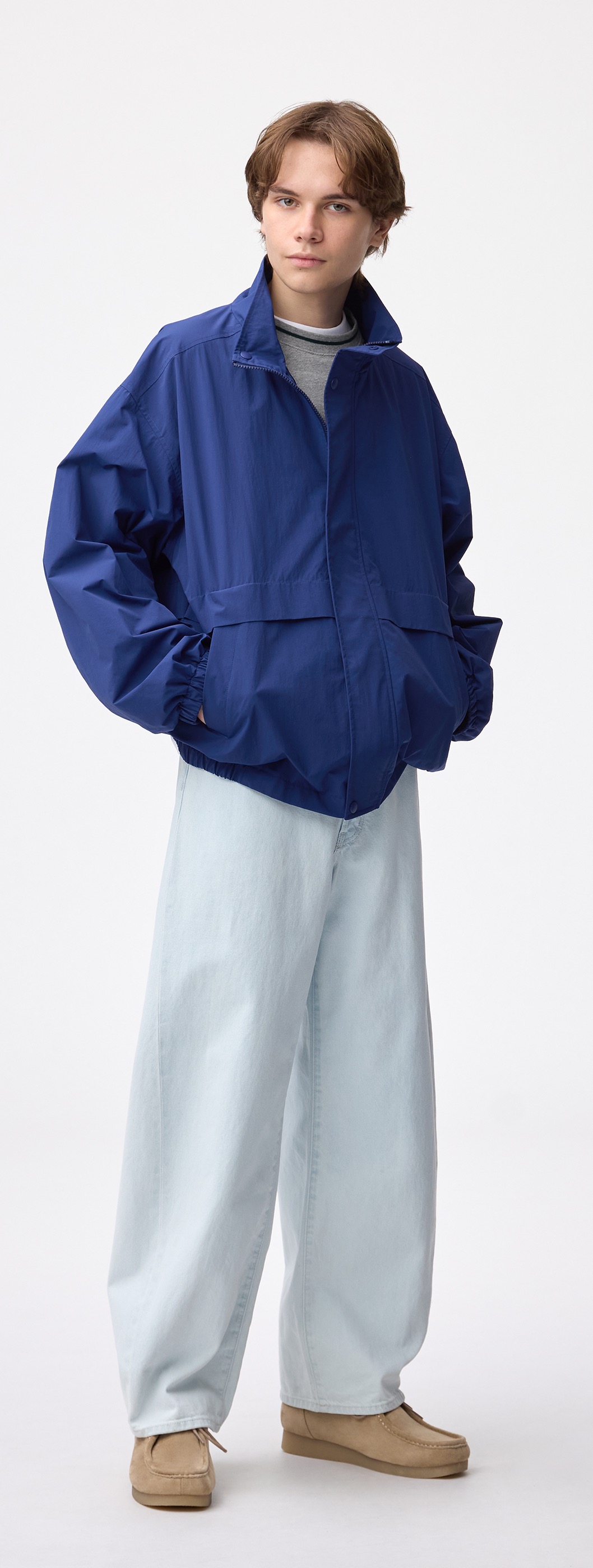 Mバレルレッグジーンズ