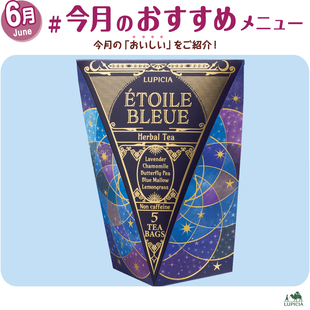 エトワール ブルー ティーバッグ5個限定デザインBOX入　税込価格900円
