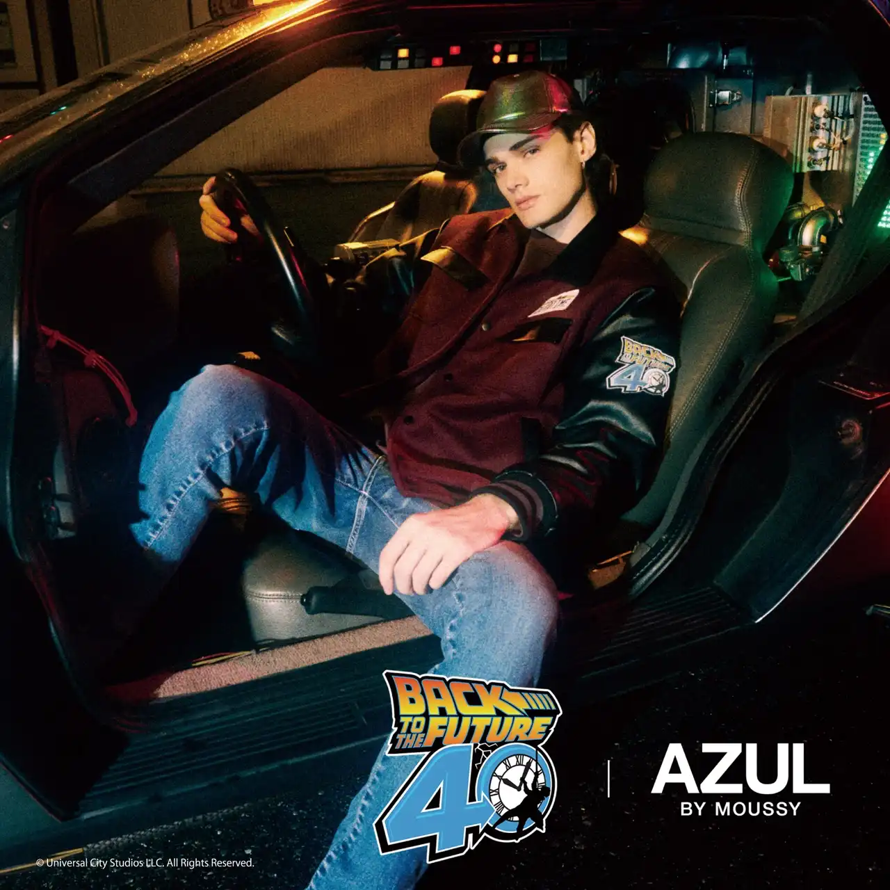 AZUL BY MOUSSYが映画「バック・トゥ・ザ・フューチャー」とのコラボアイテムを10月21日(火)に店舗発売開始!!