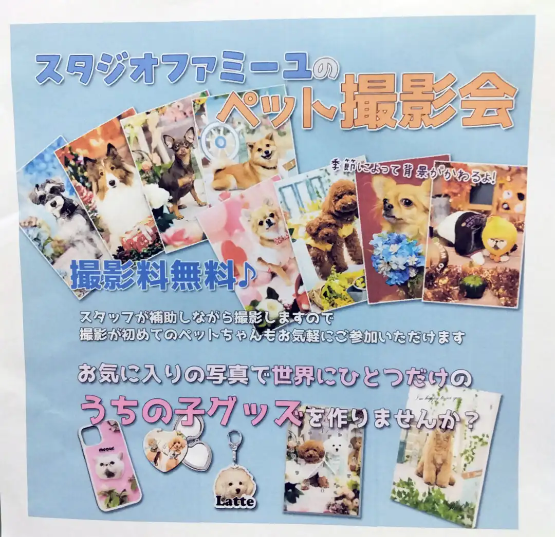 スタジオファミーユ プロカメラマンによる撮影会