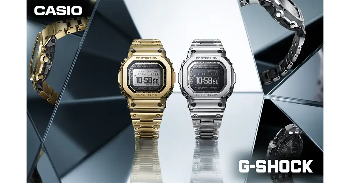 CASIO G-SHOCKフルメタルシリーズ最新モデル『GMW-BZ5000D-1JF』『GMW-BZ5000GD-9JF』が入荷！！