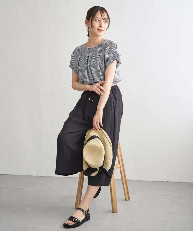 決算セール　冷感2way袖タックプルオーバー50%off