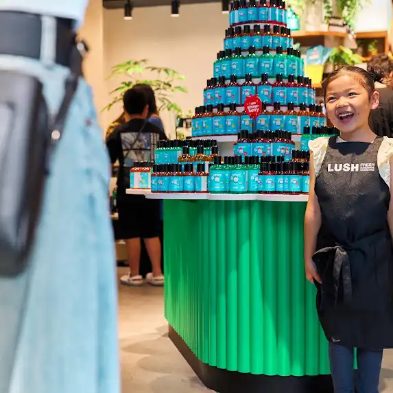 LUSHでショップスタッフ体験