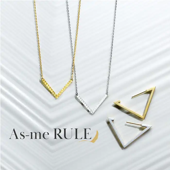 As-me RULEにプラチナネックレスが登場!