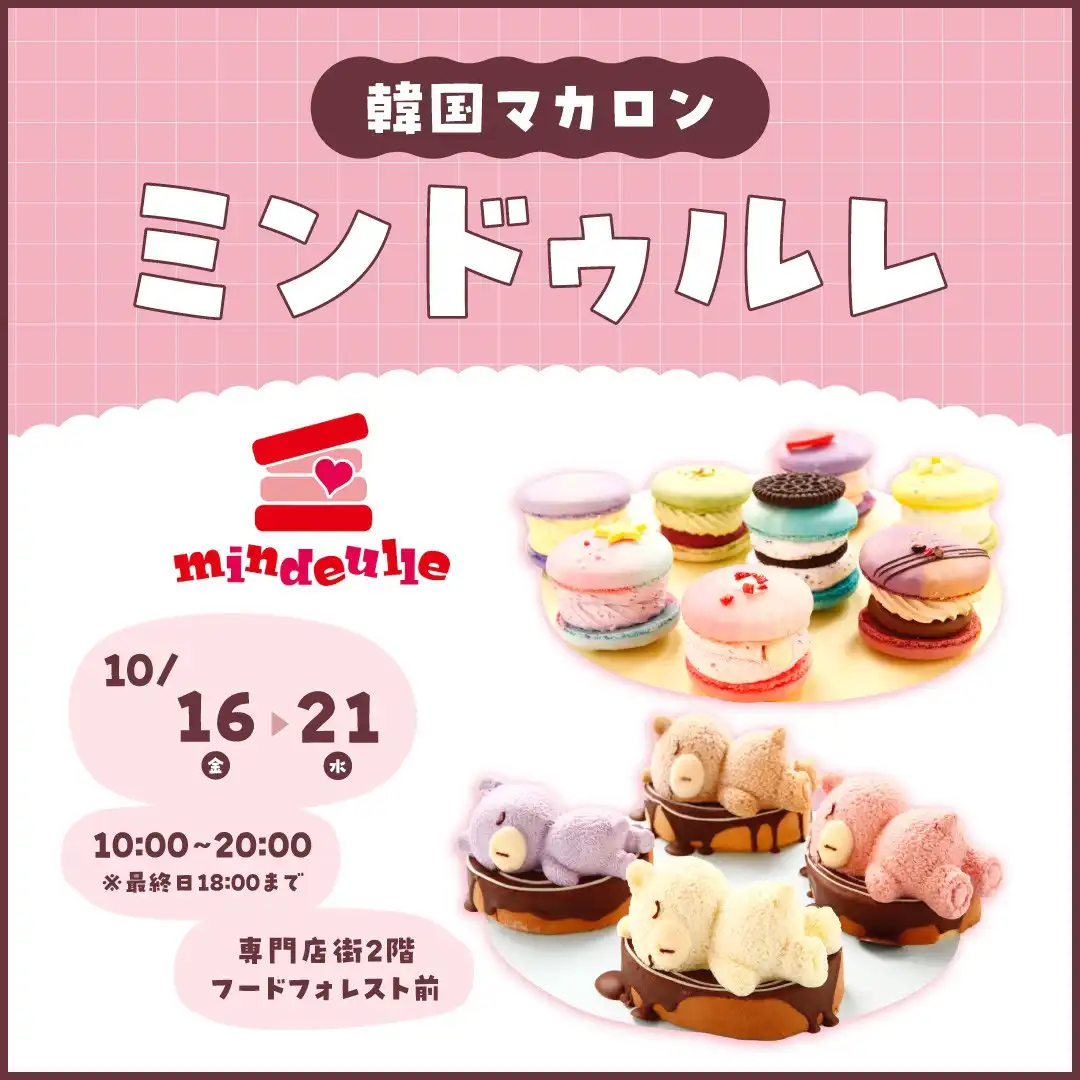 韓国マカロン ミンドゥルレ