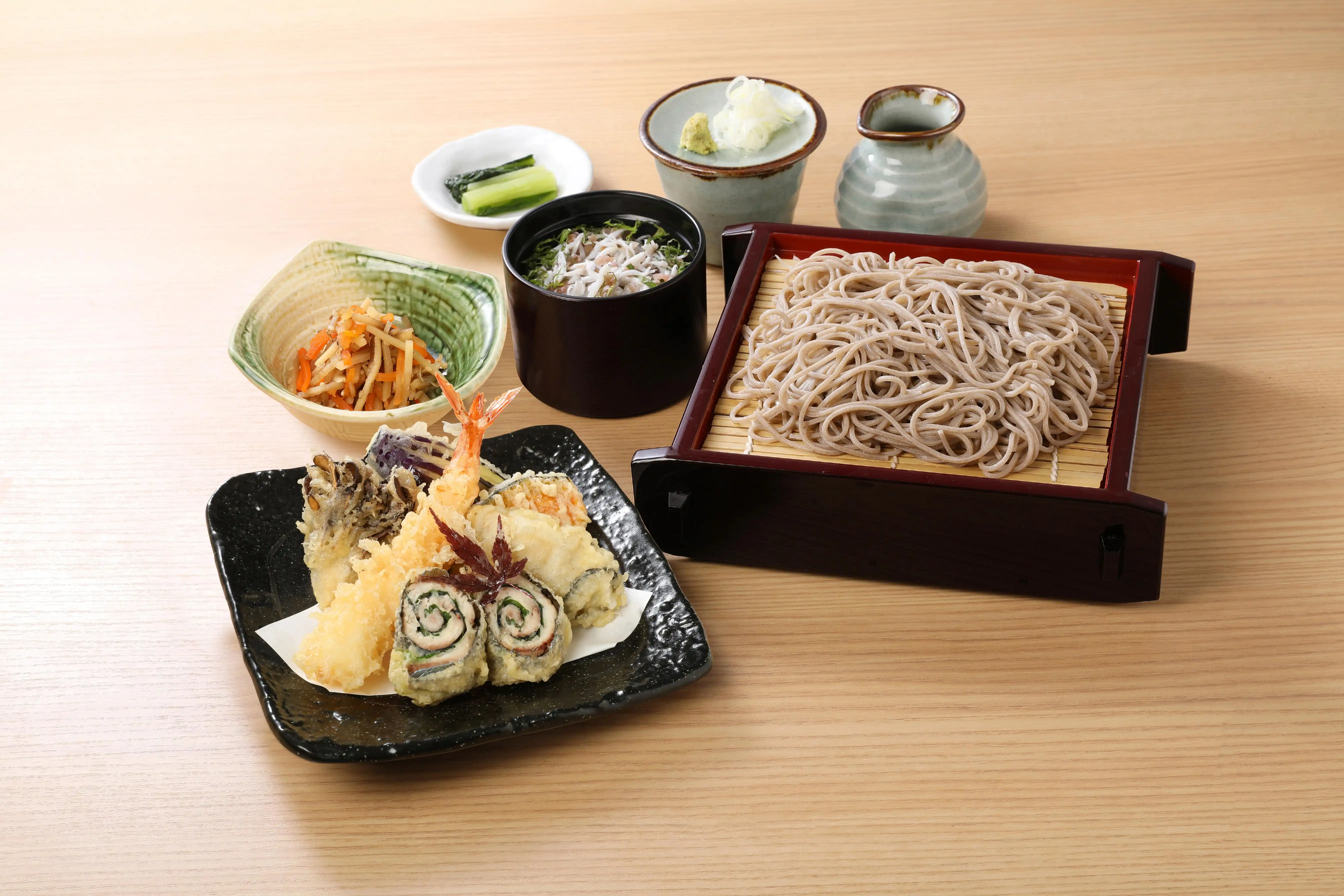 季節の天せいろそば御膳
