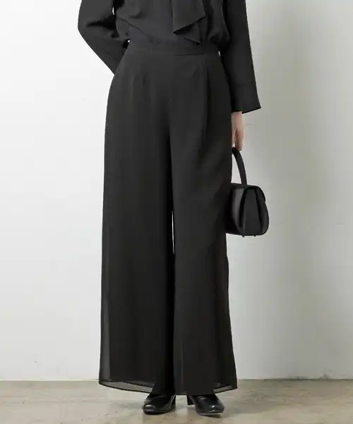【喪服・礼服】【洗える】ブラックフォーマル パンツ/卒業式(卒園式)入学式(入園式)七五三・お宮参り