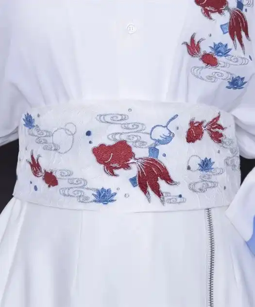 ★新商品★金魚刺繍帯ベルト