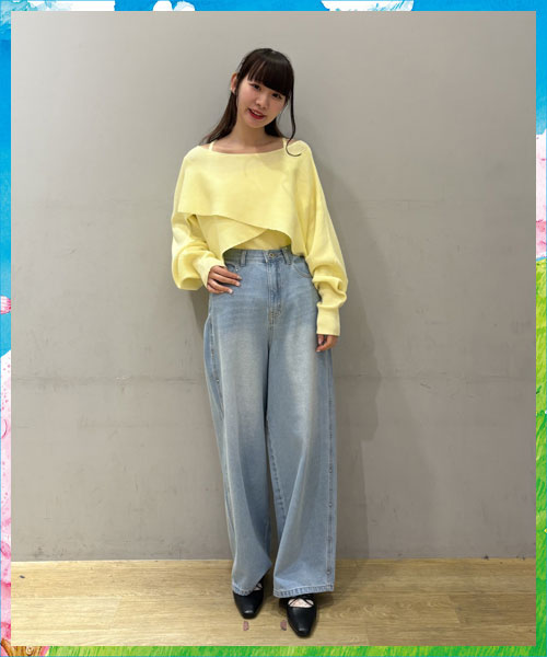 SET2点クロスニット＋キャミソール