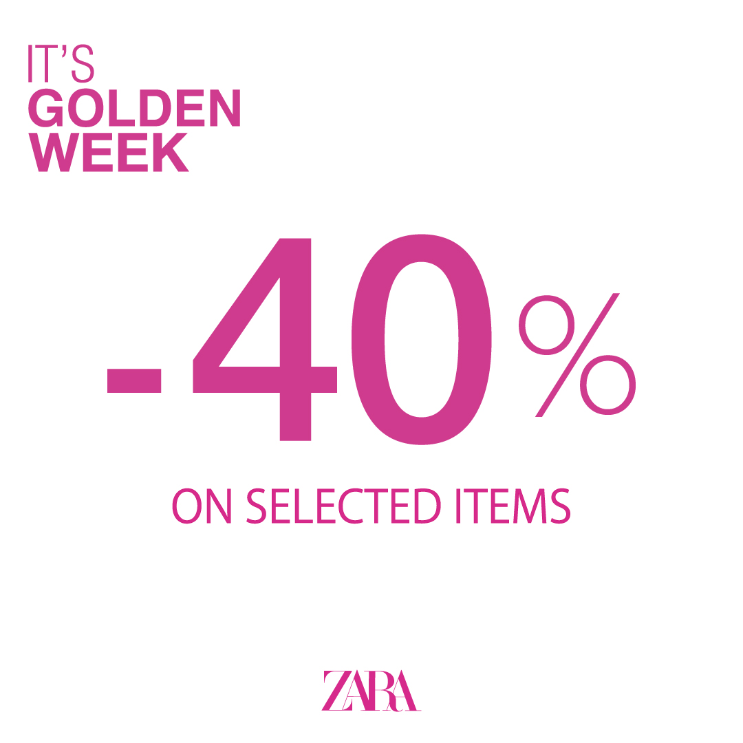 IT'S GOLDEN WEEK 4/23(木)-