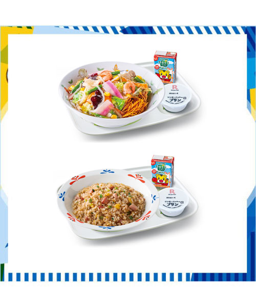 【上尾】キッズメニュー_リンガーハット_さらうどん＆チャーハン