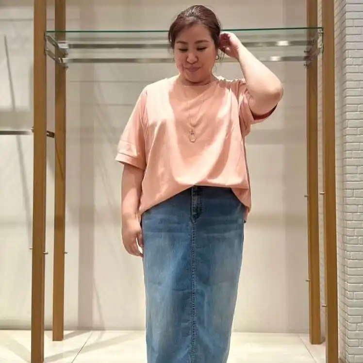 接触冷感パフスリーブカットソー