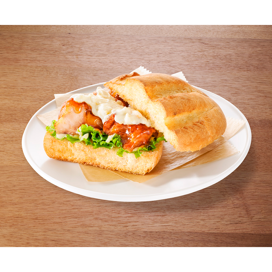 ホットサンド　からあげ南蛮タルタルソース