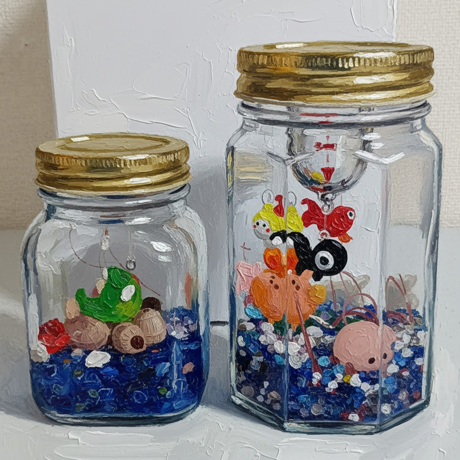 浮き球を使ったアクアリウムを作ろう