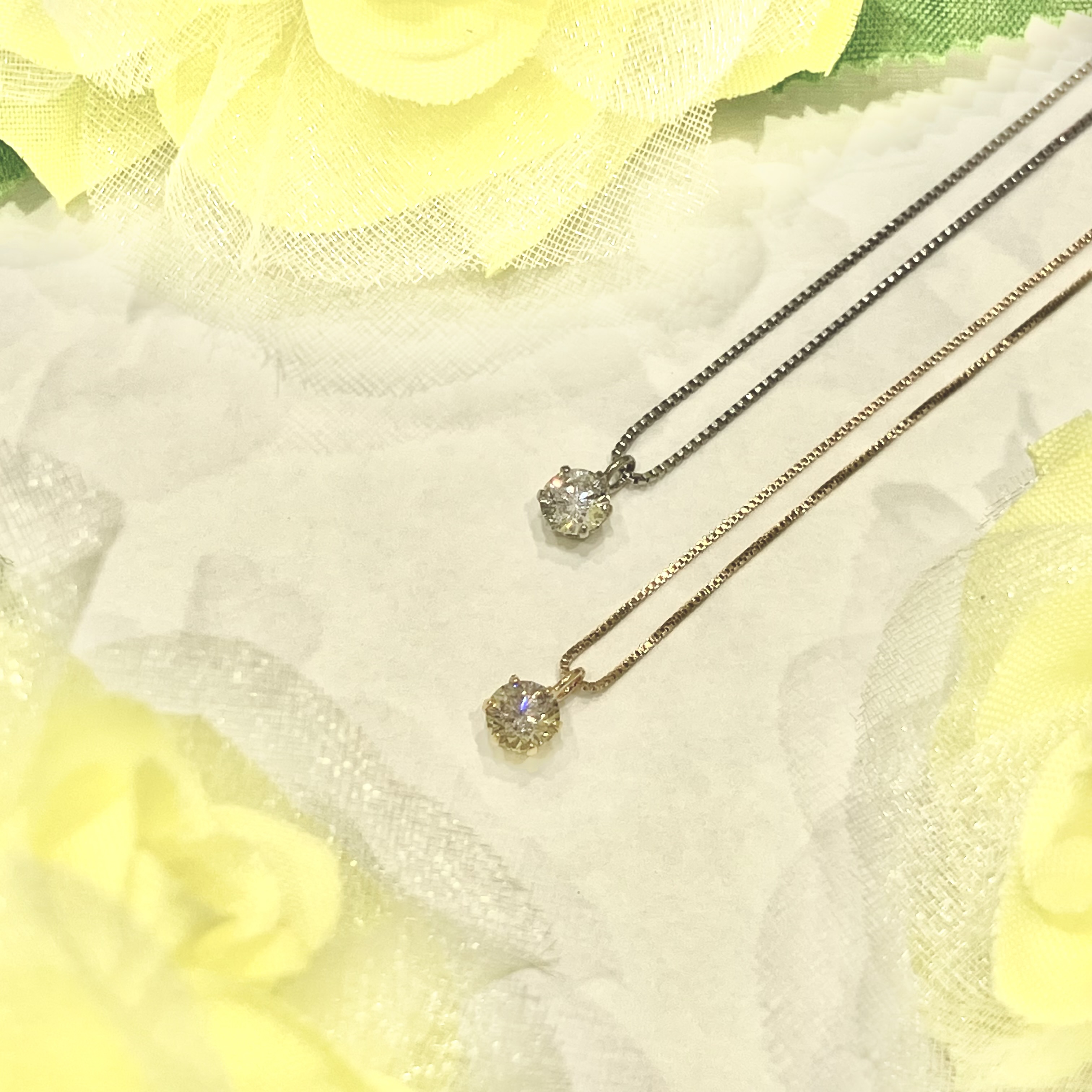 ★一粒ダイヤモンドネックレス★