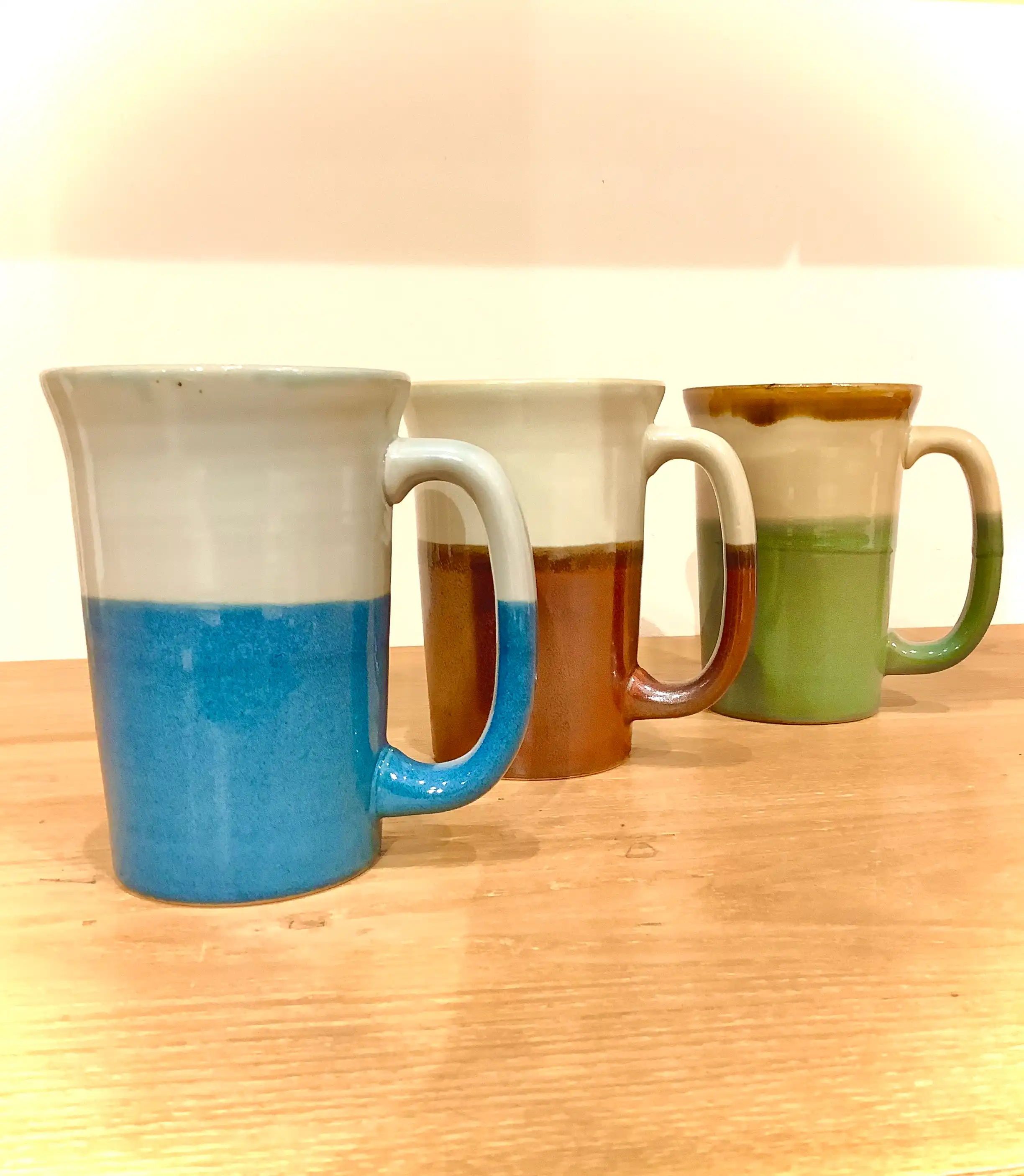 父の日におすすめ！自然のカラーをモチーフにした陶器製ビールマグ