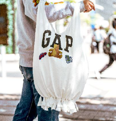 【GAP】Kidsイベント　Tシャツでエコバック作り