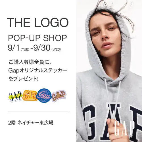 Gap LOGO POP-UP SHOP 開催！