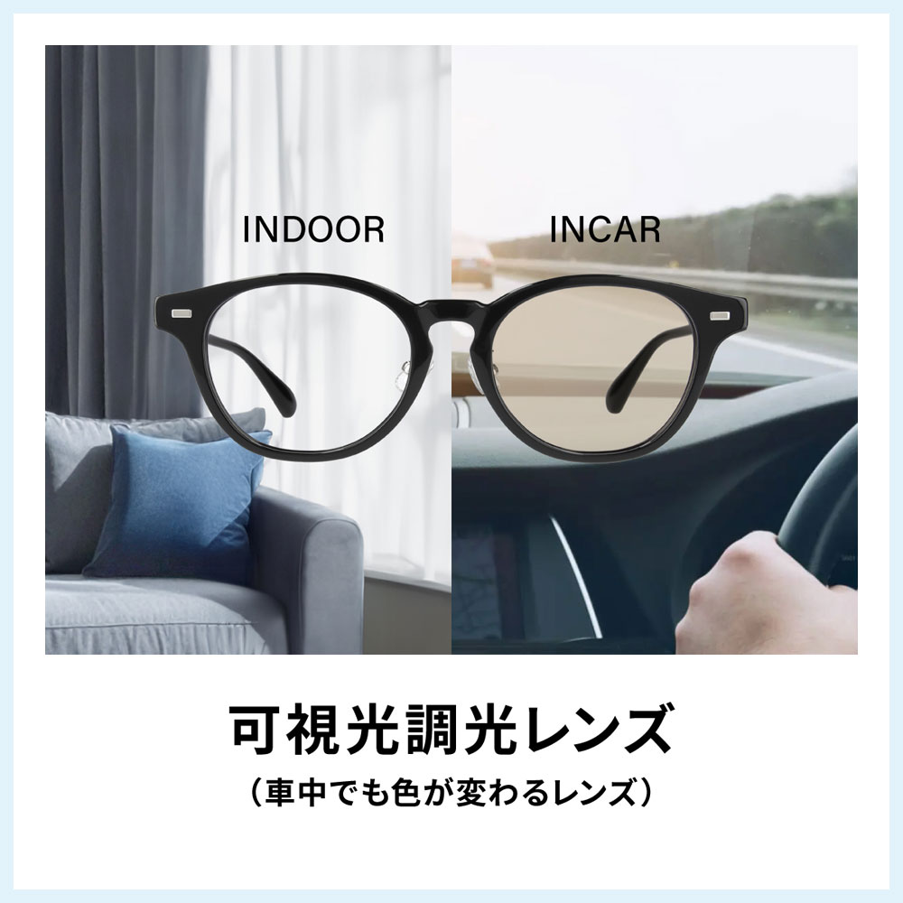 可視光調光レンズ	本体価格8,000円（税込8,800円）