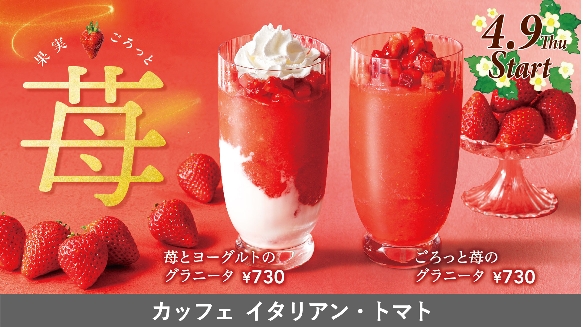 イタトマ　苺のグラニータ