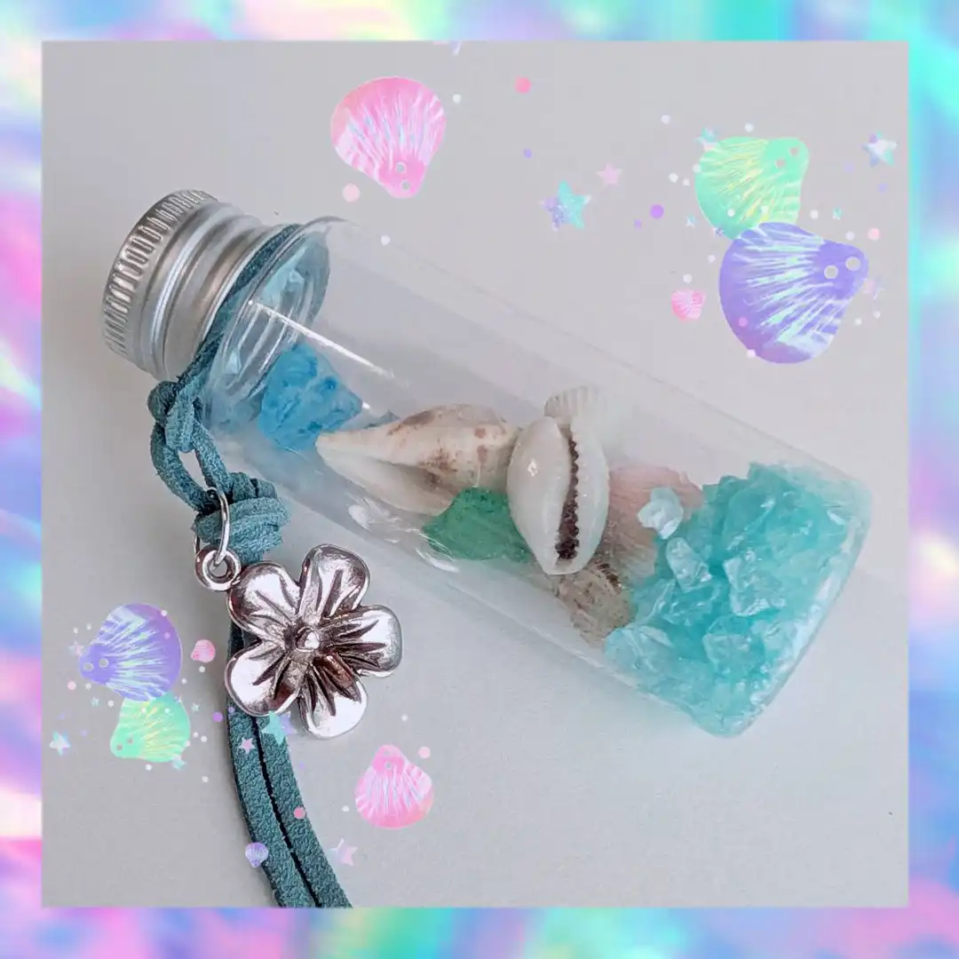「おとなのクラフト時間」～海のかけらストラップ～
