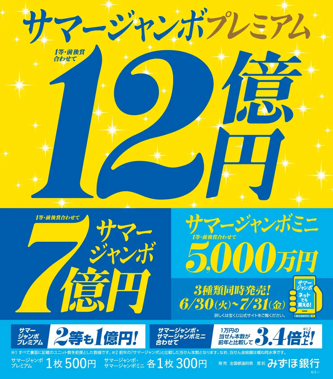 ラスト福運！サマージャンボ千秋楽♪