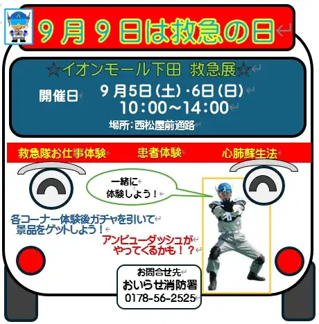 イオンモール下田　救急展