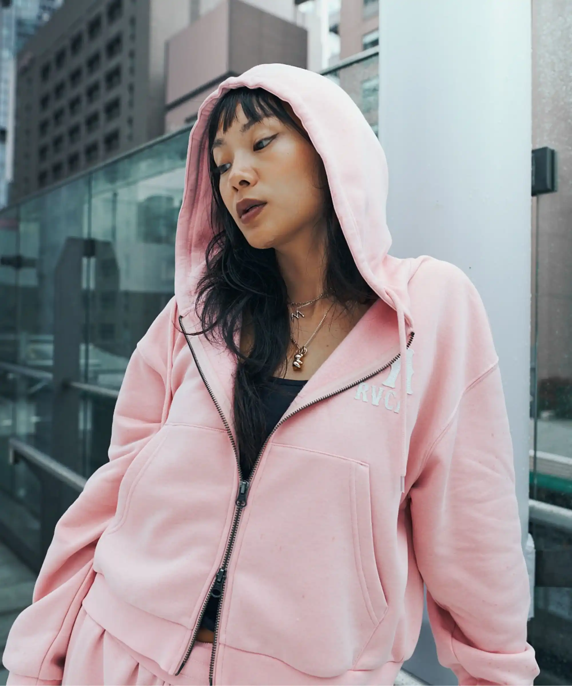 RVCA ウィメンズ ZIPパーカー