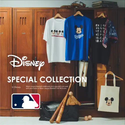 THE SHOP TKオリジナル！MLBとミッキーマウスデザインTシャツ