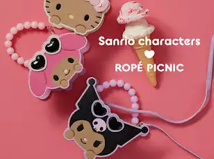 サンリオキャラクターズ×ROPÉ PICNIC コラボレーションアイテムが登場！