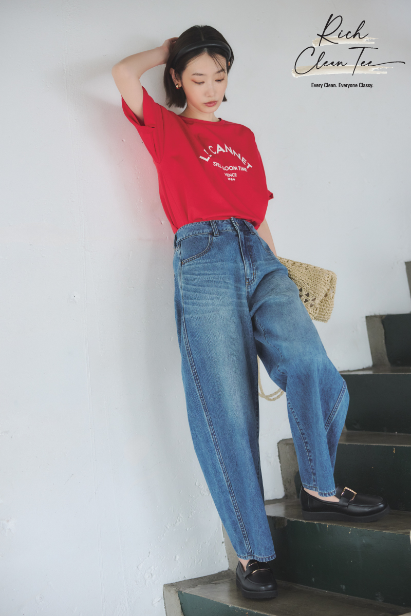 【人気商品】リッチクリーンプリントTシャツ